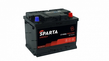 Аккумулятор SPARTA 62 Обратная (500А 175*242*190)