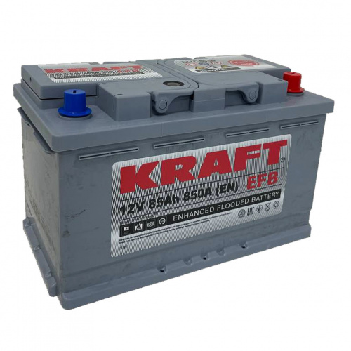 Аккумулятор KRAFT 85 Обратная (850А 175*312*190)