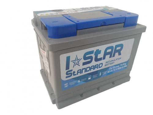 Аккумулятор I-STAR 62 Обратная (600А 175*242*190)
