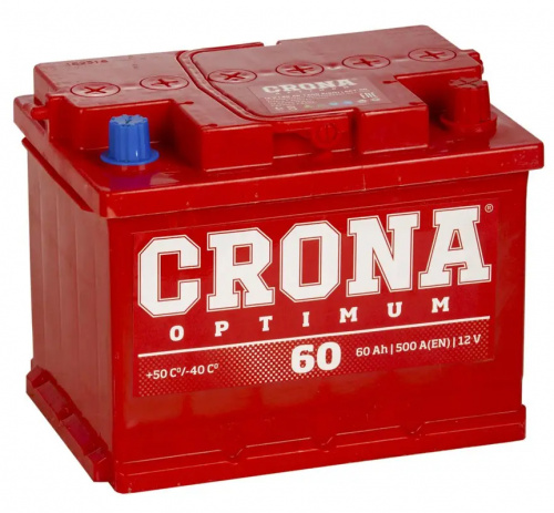 Аккумулятор CRONA 60 Обратная (500А 175*242*190)