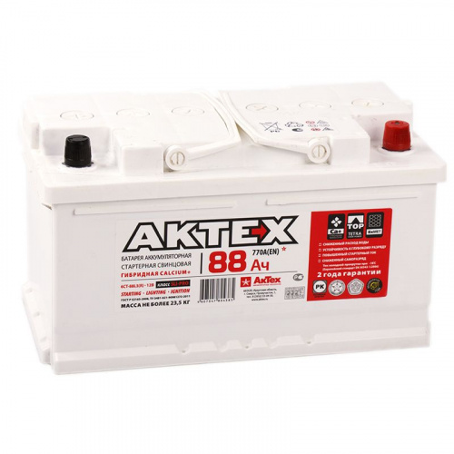 Аккумулятор AKTEX 88 Обратная (770А 175*315*175)