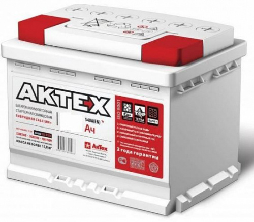 Аккумулятор AKTEX 54 Обратная (470А 175*242*190)