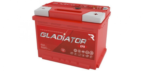 Аккумулятор GLADIATOR 62 Обратная (620А 175*242*190)