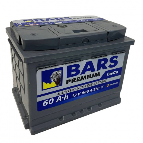 Аккумулятор BARS 60 Обратная (600А 175*242*190)