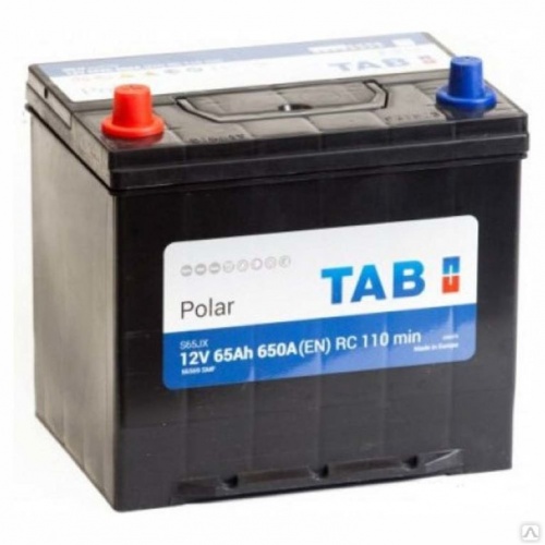 Аккумулятор Tab 65 Обратная (650А 175*230*225)
