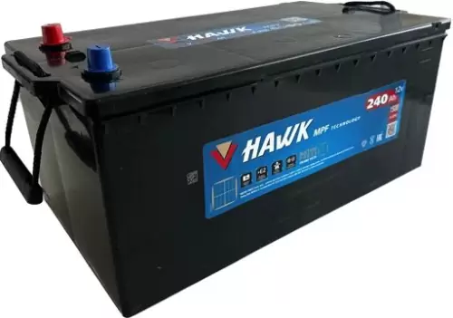 Аккумулятор HAWK 240 Грузовая евро (L+) (1500А, 518*274*223)
