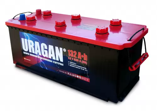 Аккумулятор URAGAN 132 Обратная (820А, 480*189*223)