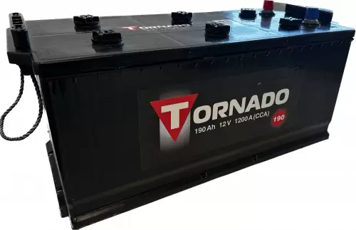 Аккумулятор Tornado 190 Грузовая евро (L+) (1200А, 525*240*242)