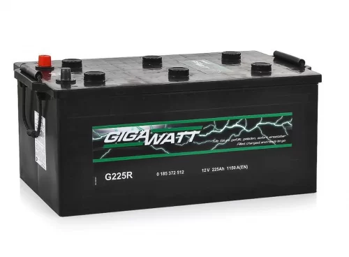 Аккумулятор GIGAWATT 225 Обратная (1150А, 518*276*240)
