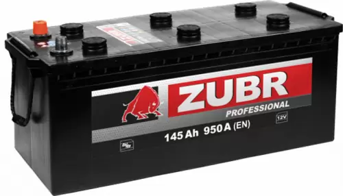 Аккумулятор ZUBR 145 Грузовая евро (L+) (950А, 513*189*218)