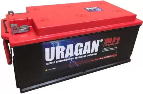 Аккумулятор URAGAN 190 Прямая (1200А, 524*239*240)