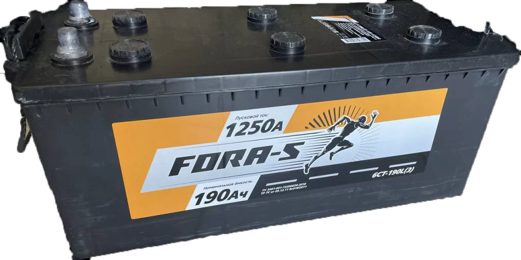 Аккумулятор FORA-S 190 евро (L+) (1250А, 480*223*223)